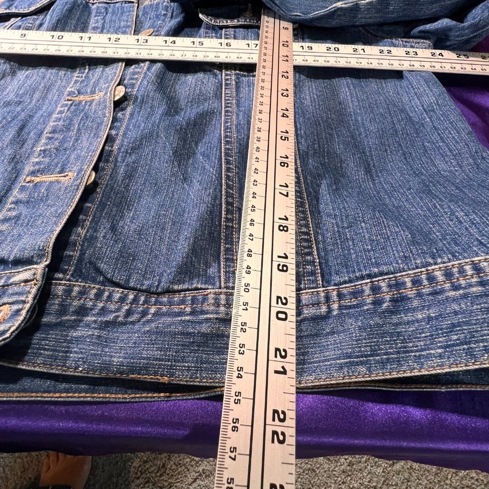 VTG 📌GEGRGE essentials 80s Denim Jacket - Picture 10 of 15